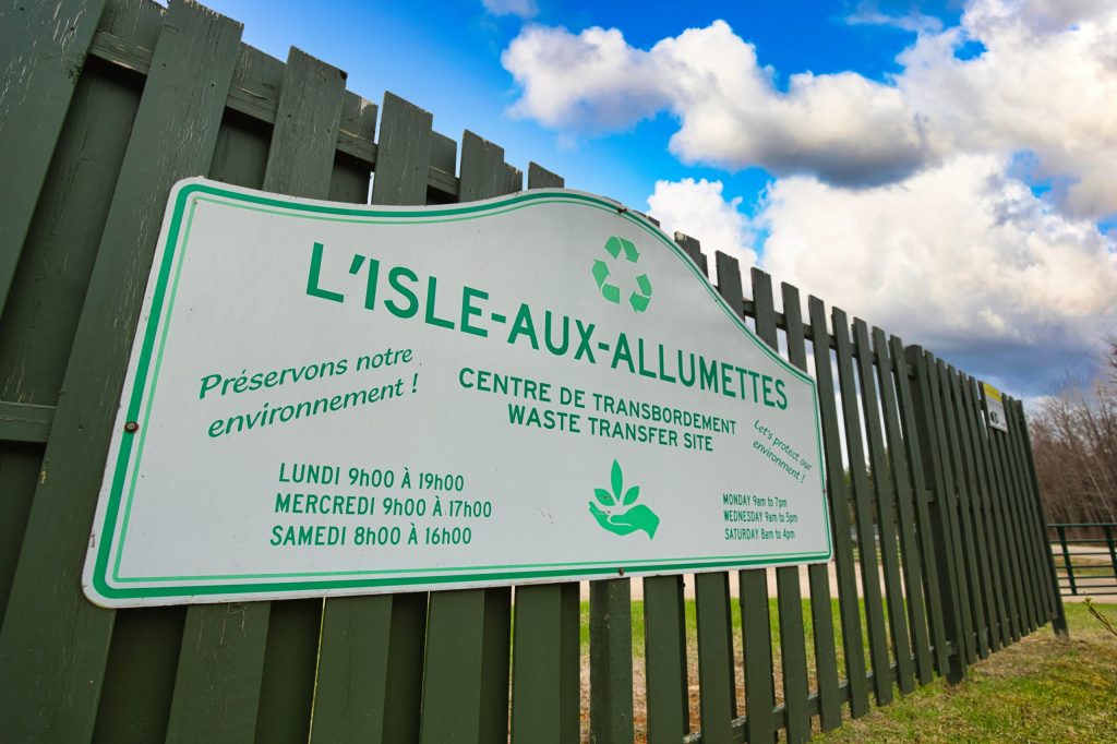 Transfer site, L'Isle-aux-Allumettes